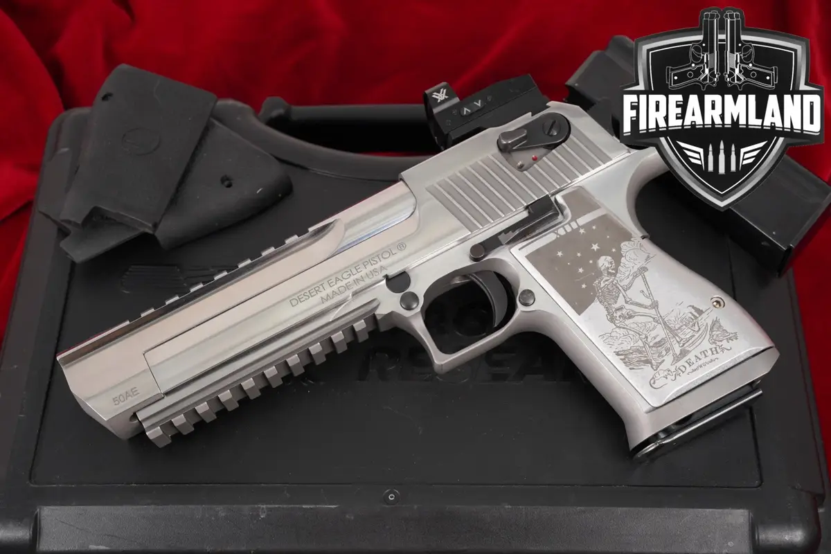DEAGLE Magnum Research Desert Eagle Mark XIX 50AE +ORIG CASE, VORTEX OPTICS