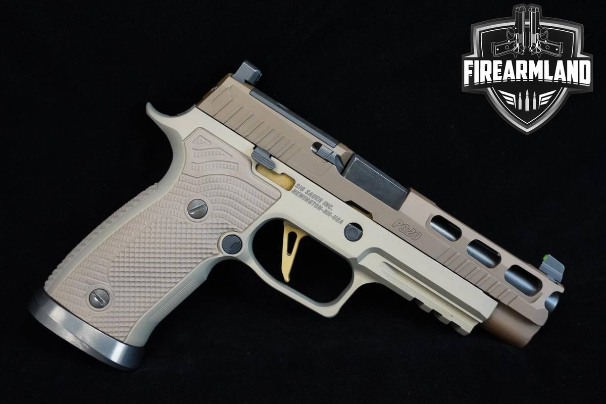 Sig Sauer P320 Custom Works FCU AXG Pro 9mm 4.7" FDE Sig-Sauer P320 P-320
