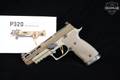 Sig Sauer P320 Custom Works FCU AXG Pro 9mm Luger (9x19 Para) FDE (Flat Dark Earth) in Excellent Condition Image 2
