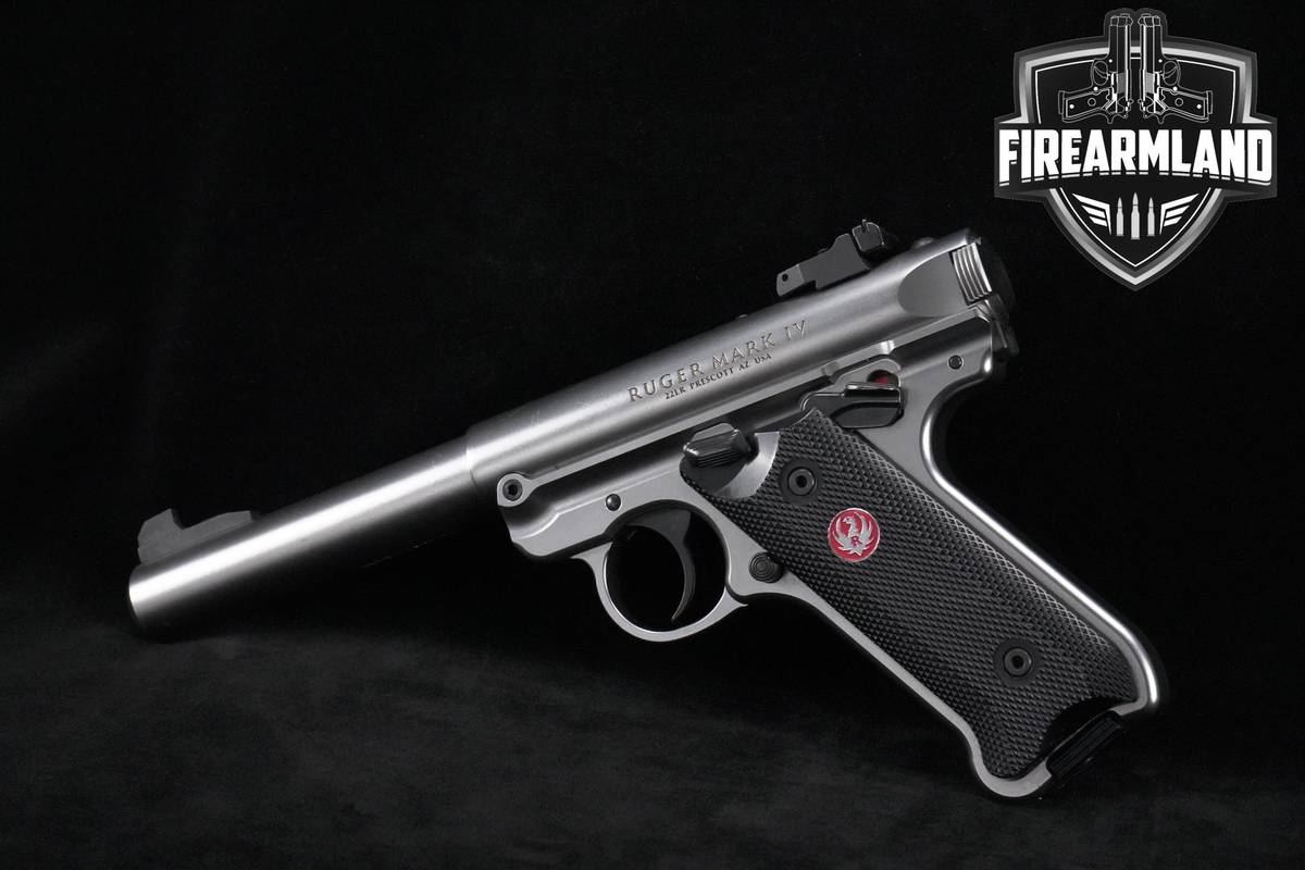Ruger Mark IV Target 22LR 5.5" Stainless Ruger Mark-IV Target Mk4 +ORIG BOX