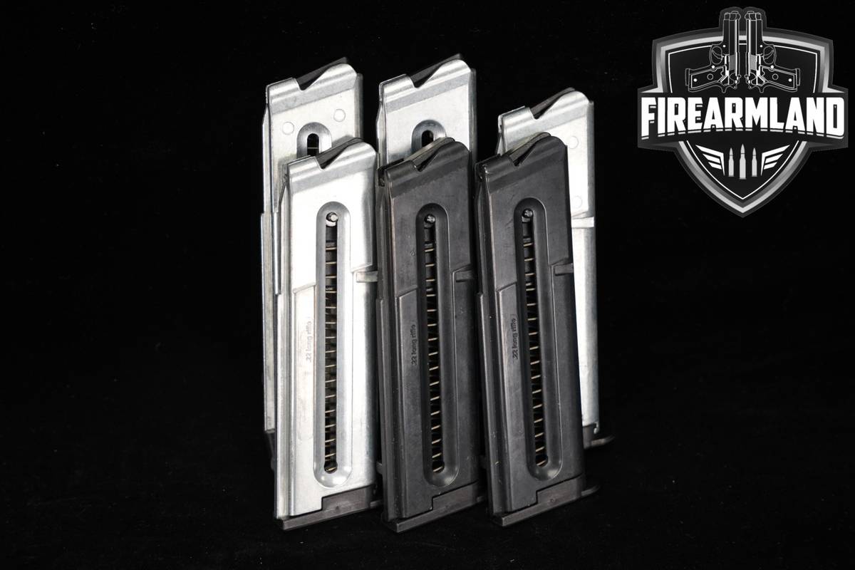 SIX (6) German Sport Guns (GSG) M1911 15 Round Magazines .22 LR 1911 Mags