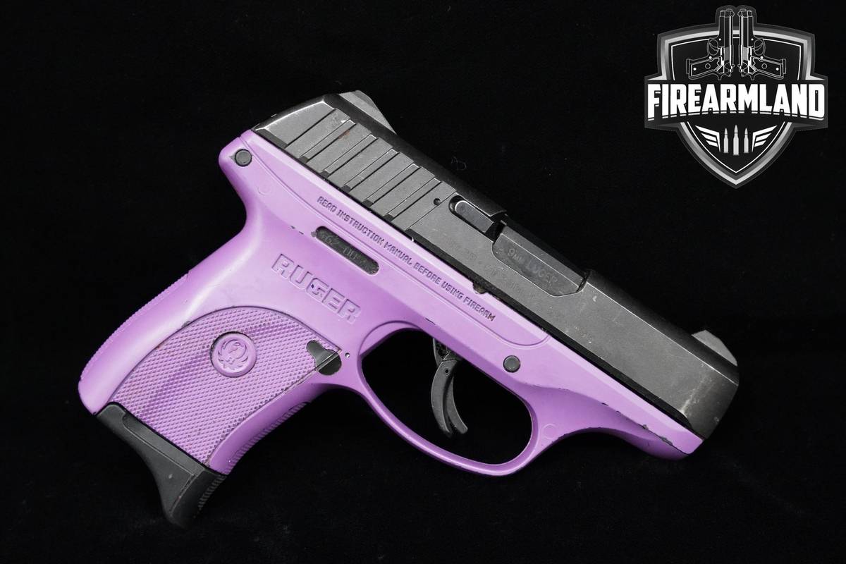 Ruger EC9S 9mm Purple Cerakote Ruger EC9-S