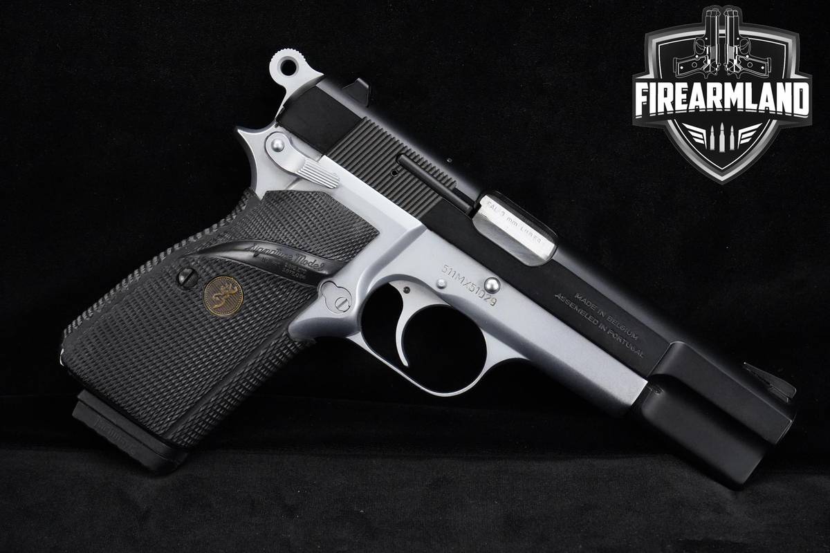COMPLIANT Browning Hi-Power Mark III Practical 9mm MK3 +2 MAGS & ORIG CASE