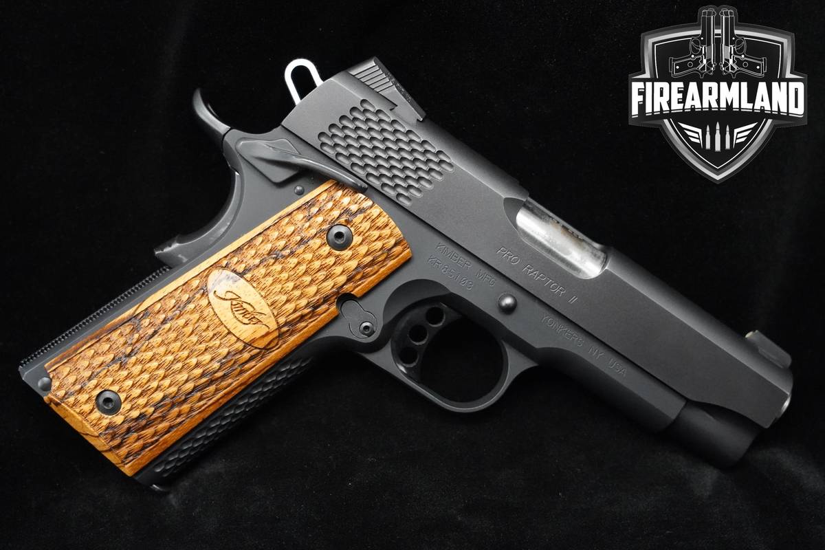 Kimber Pro Raptor II 45 ACP 4" 1911 Kimber-Pro Raptor-II 1911 MATCH Kimber