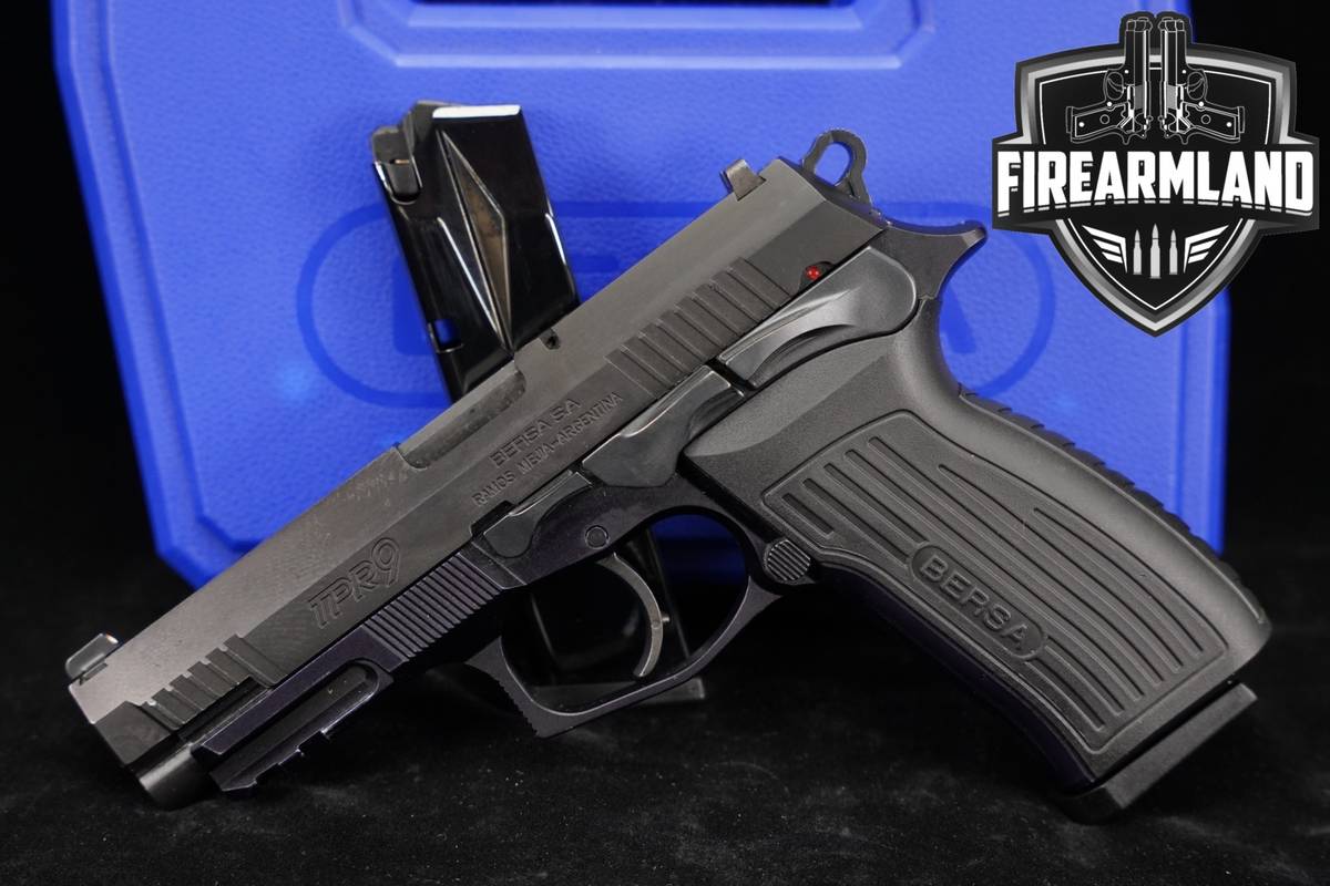Bersa TPR9 9mm 4.25" TPR 9 ARGENTINE +2 MAGS & ORIG CASE