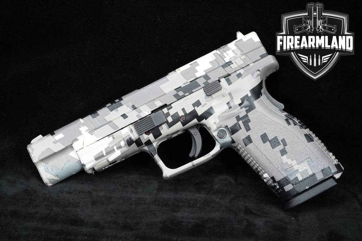 Springfield Armory XD-9 Tactical 9mm 5" Arctic-Camo XD9 +2 MAGS & ORIG CASE