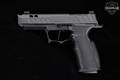 Sig Sauer P365 XL; X-Macro; ZEV Z365XL Octane; Icarus Precision A.C.E. 365 X-Macro grip module 9mm Luger Titanium Gray in Excellent Condition Image 3