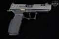 Sig Sauer P365 XL; X-Macro; ZEV Z365XL Octane; Icarus Precision A.C.E. 365 X-Macro grip module 9mm Luger Titanium Gray in Excellent Condition Image 5