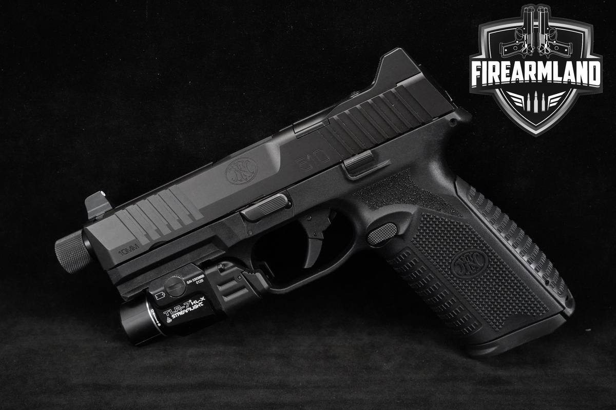 FN 510 Tactical 10mm 4.71" 510T +2 MAGS, ORIG BOX & STREAMLIGHT TLR-7