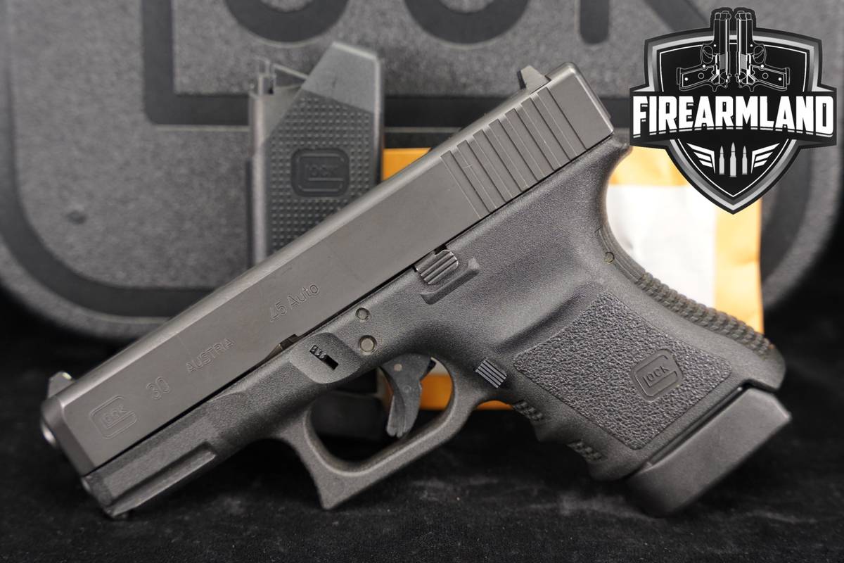 Glock 30 Gen3 G30 SF Gen 3 45 ACP 3.78" Short Frame +2 MAGS & ORIG CASE