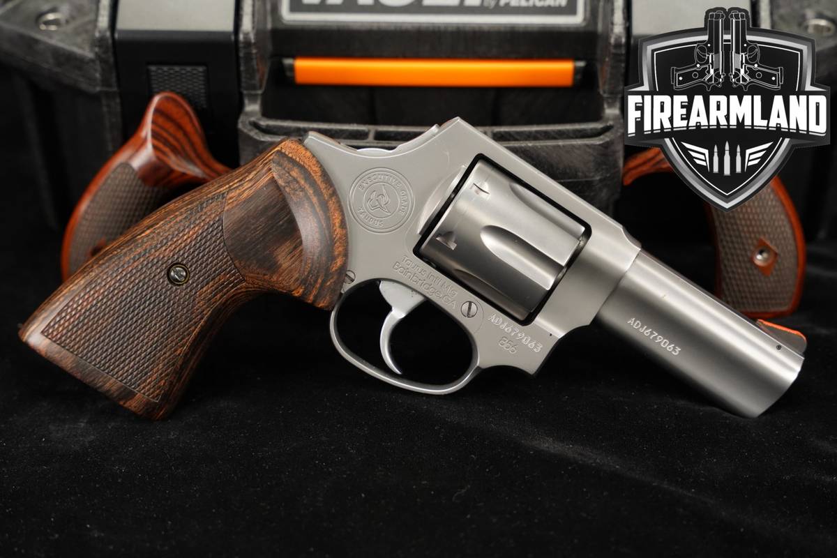 Taurus 856 Executive Grade 38 Special +P 3" Satin Stainless +ORIG CASE