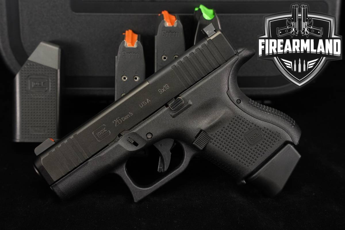 Glock 26 Gen5 G26 Gen 5 9mm 3.43 +4 MAGS & ORIG CASE