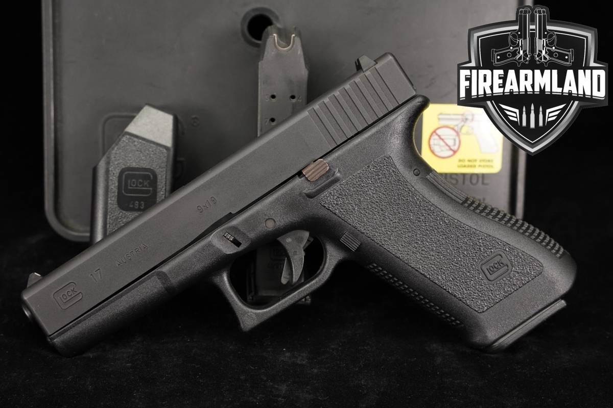 Glock 17 Gen2 G17 Gen 2 9mm 4.49" +TWO MAGS & ORIG CASE