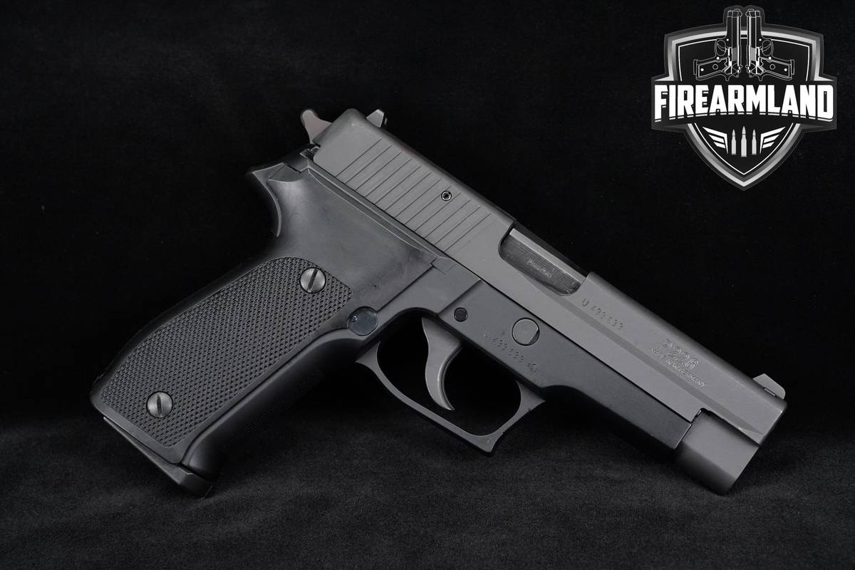 COLD WAR Sig Sauer P226 West German Stamped Slide 9mm 4.4" +ORIG BOX