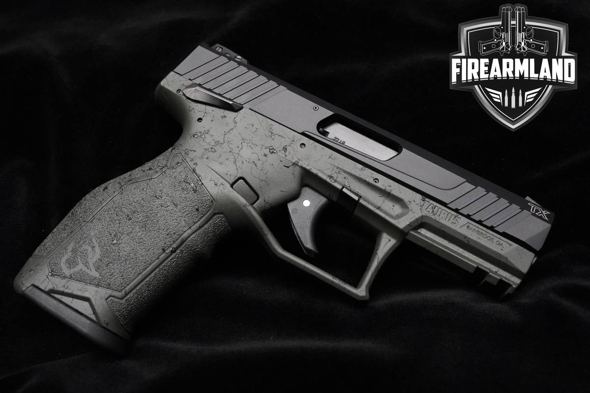 Taurus TX Green Splatter 22LR 4.1" Taurus TX-22 +2 MAGS