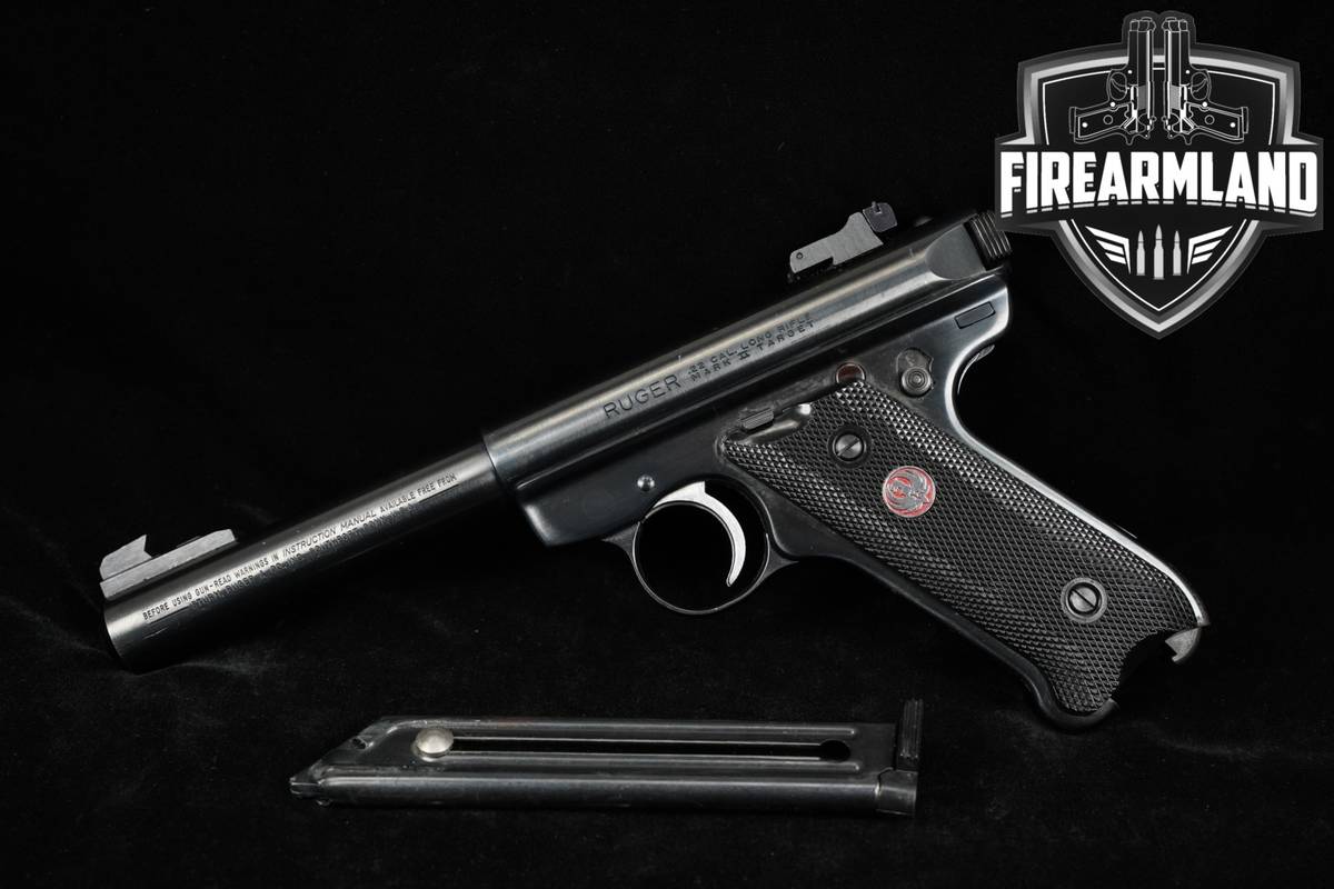 Ruger Mark II Target 22LR 5.5" MKII MK2 Blued Finish Match-Pistol