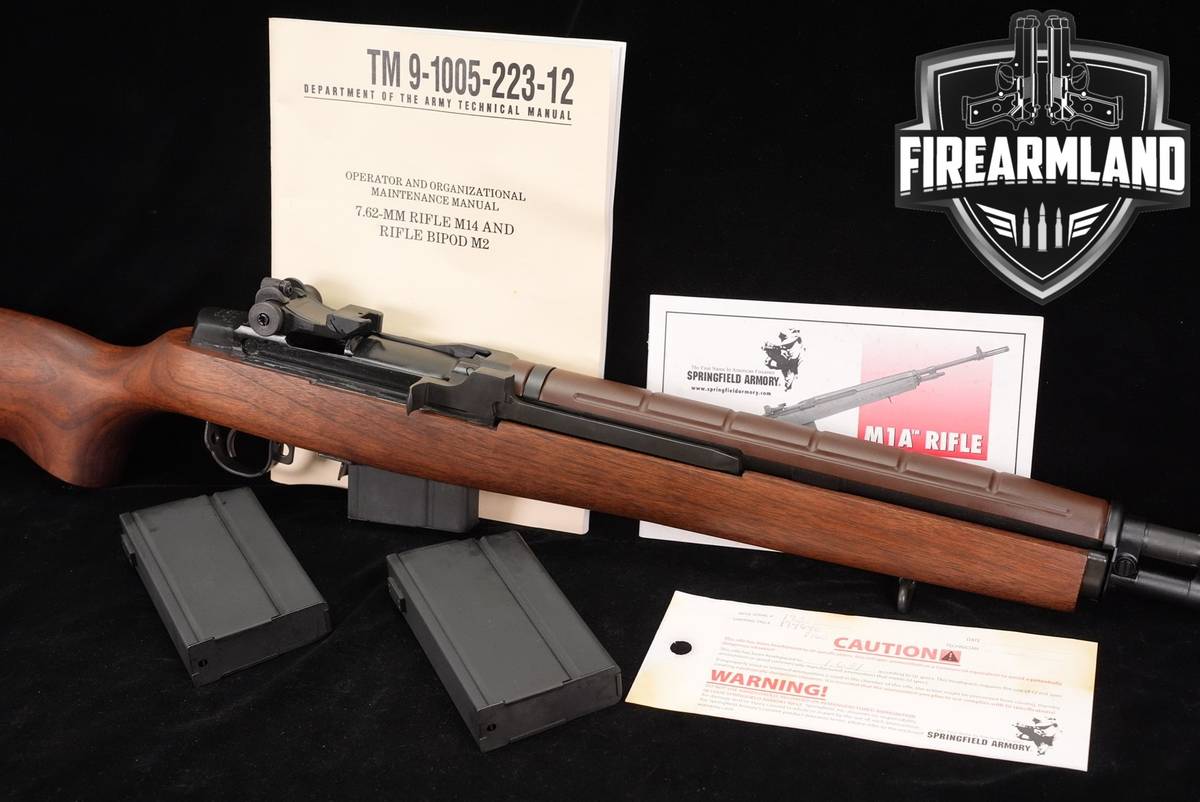 LIKE-NEW Springfield Armory M1A Super Match 308 Winchester 22" M1-A +3 MAGS