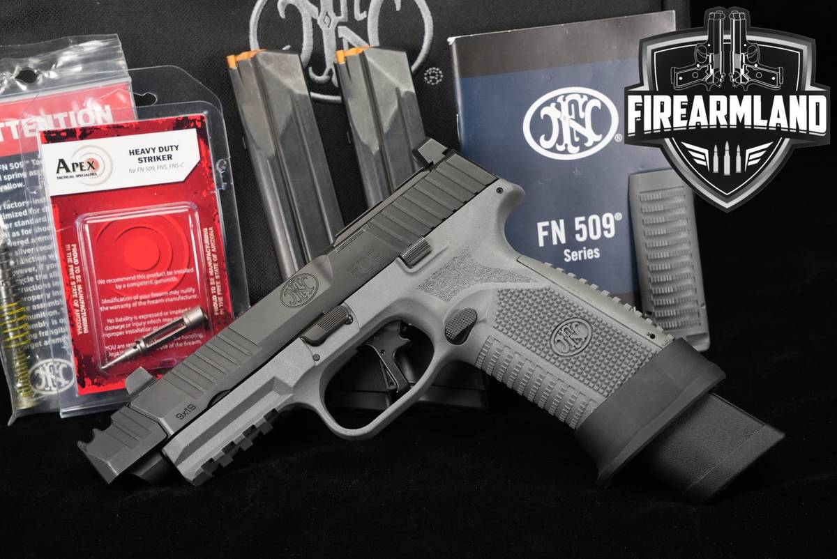 FN 509 Tactical 9mm 4.32" Two-Tone Black & Gray FN509 +3 MAGS & ORIG CASE
