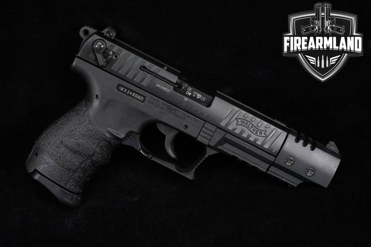 COMPENSATED Walther P22 CA Target 22LR 5" P 22 DA/SA Pistol P22CA