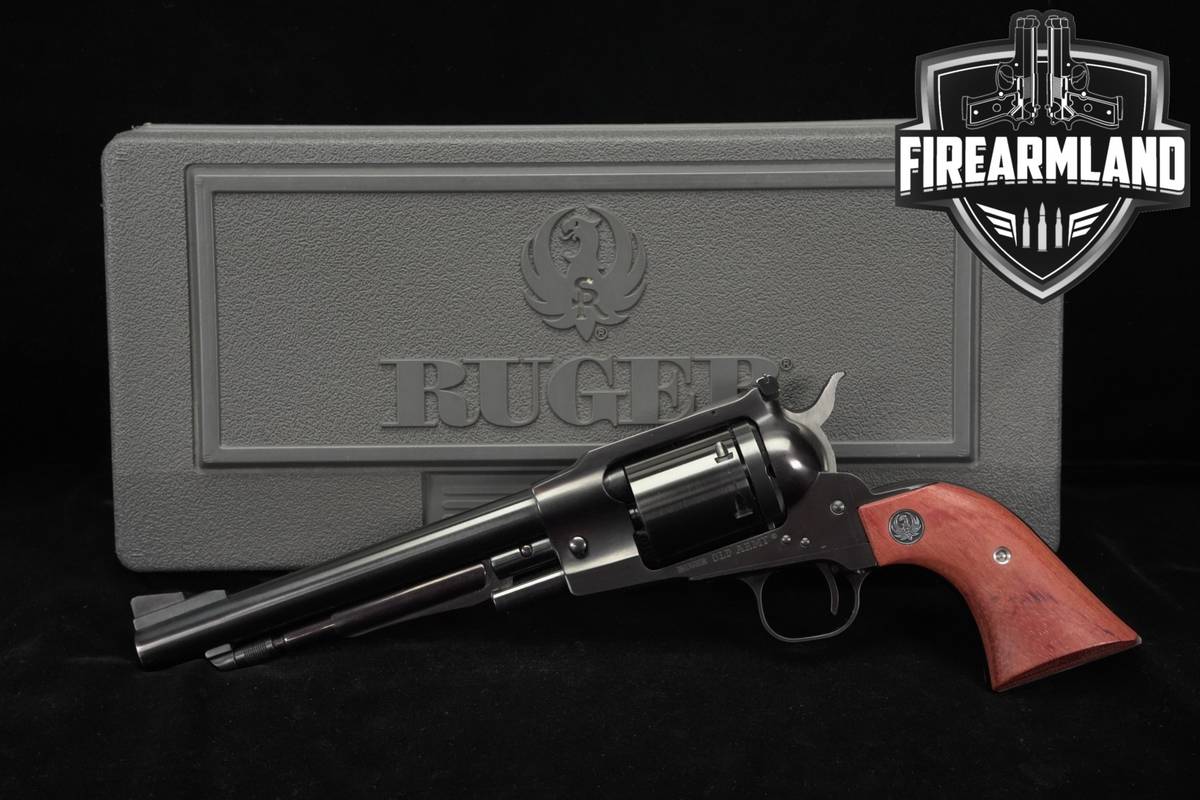 Ruger Old Army 45 Colt 7.5" Blued Unfluted Cylinder +ORIG CASE