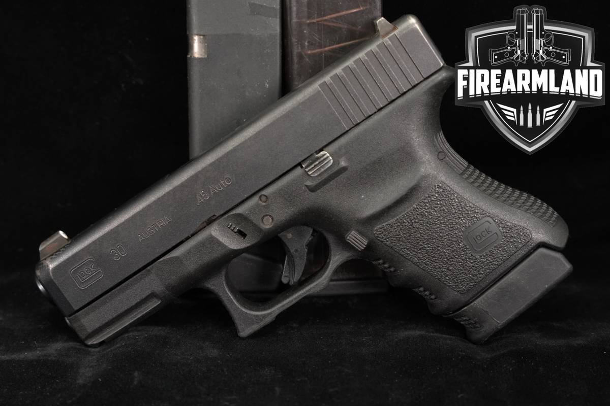 Glock 30 Gen3 SF G30 Gen 3 Short Frame 45 ACP 3.78 +THREE MAGS