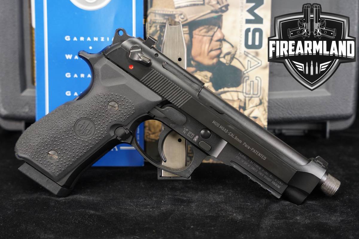 Beretta M9A3 9mm 5.1" M9 A3 Threaded +2 MAGS & ORIG CASE