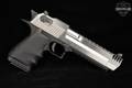 Magnum Research Desert Eagle Mark XIX L6, Integral Muzzle Brake .50 AE Two-Tone Stainless & Black in Very Good Condition Image 4
