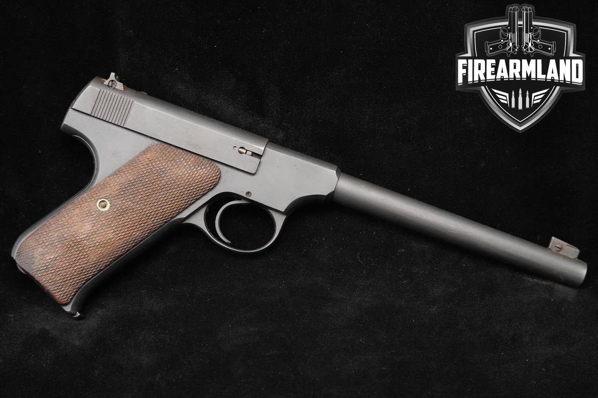 1942 Colt The Woodsman 22LR Parkerized Colt-The Woodsman ORIG BOX & HOLSTER