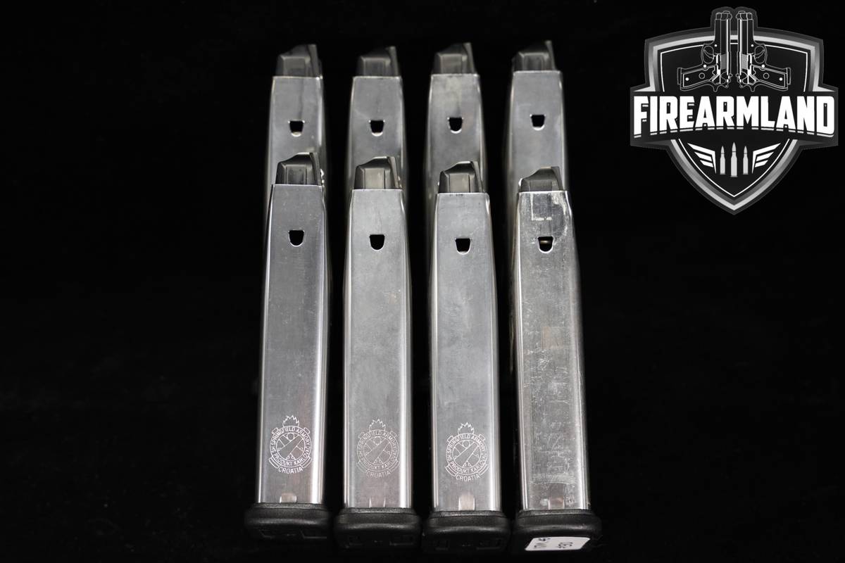 EIGHT (8) Springfield Armory XDM45 13 Round Magazines .45 ACP XDM Mags