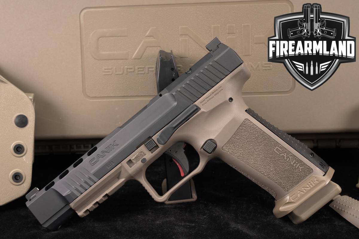 Canik METE SFx 9mm 5.2 Two-Tone Black & FDE +2 MAGS, ORIG CASE & HOLSTER