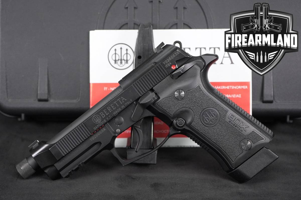 Beretta 80X Cheetah 380 ACP 80-X Optic-Ready 4.4" THREADED +2 MAGS, OG CASE