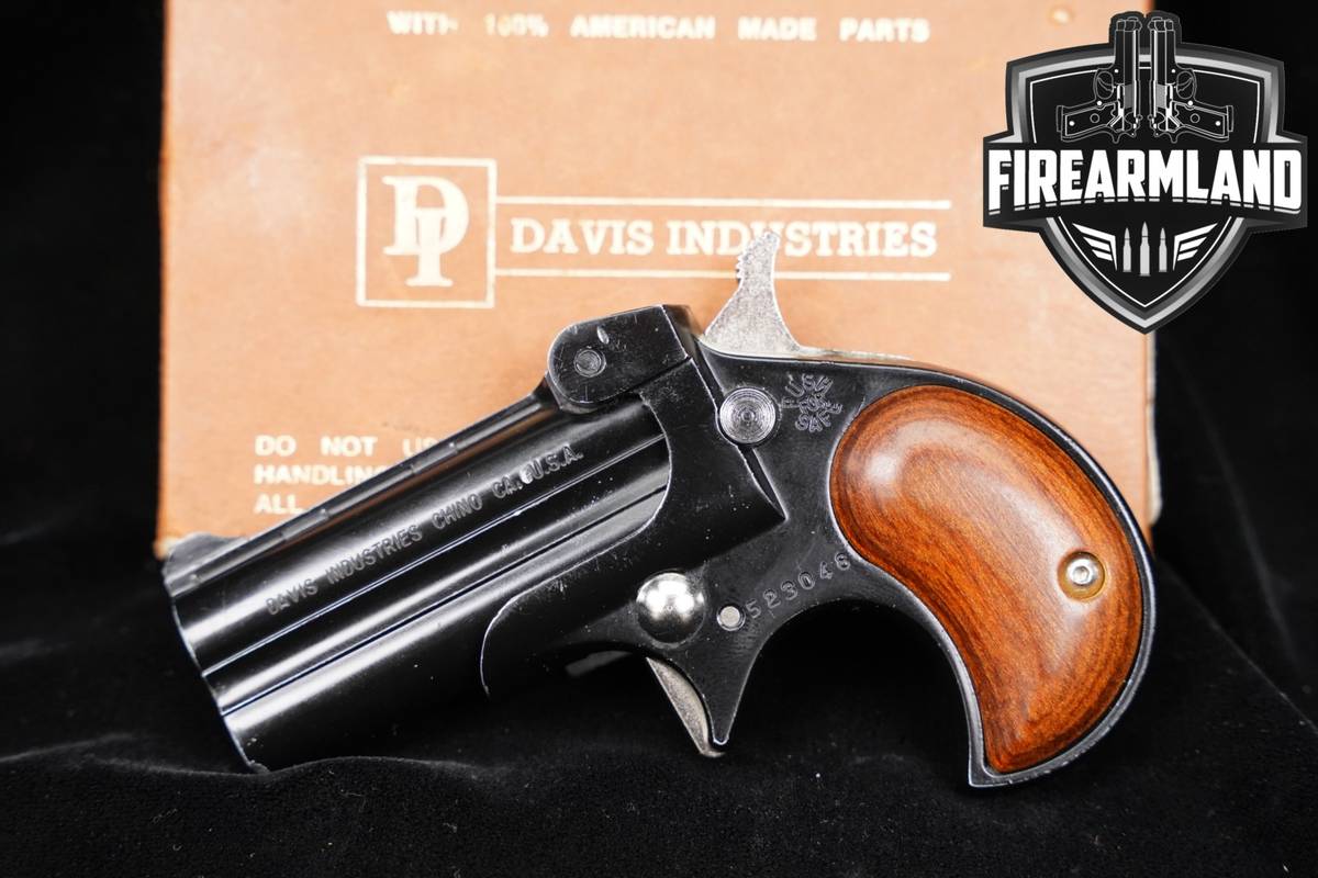 Davis Industries DM-22 22WMR DM22 2.4" Blued DERRINGER +ORIG BOX