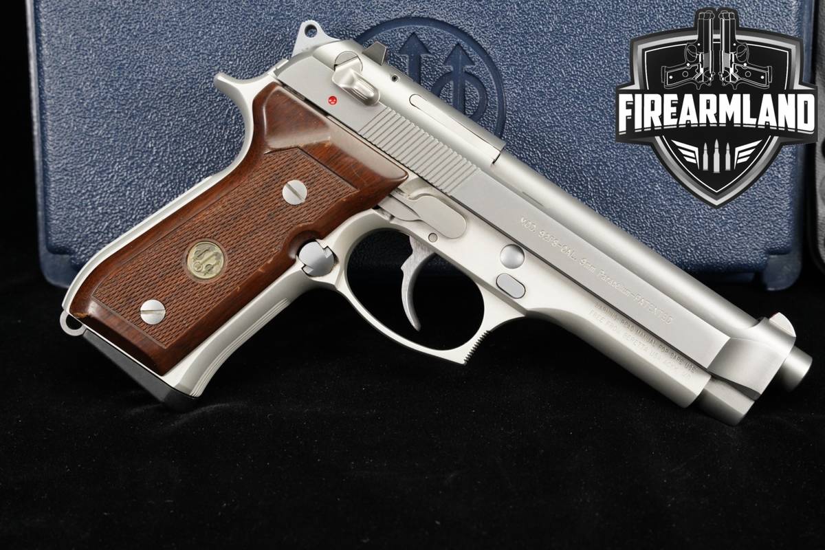 1998 Beretta 92FS Inox; Ghost 9mm 4.9" 92-FS +ORIG CASE