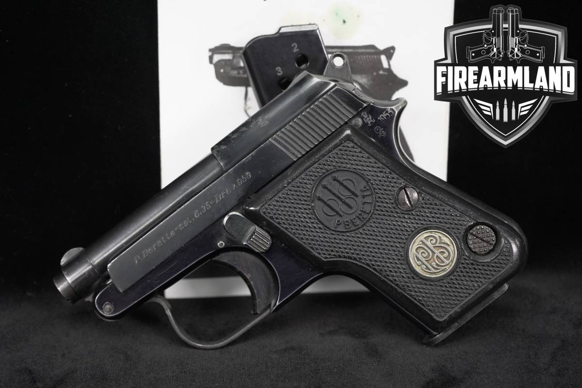 1953 Beretta Mod 950 Jetfire 25 ACP 6.35Mm 2.4" Blued TIP-UP +2 MAGS
