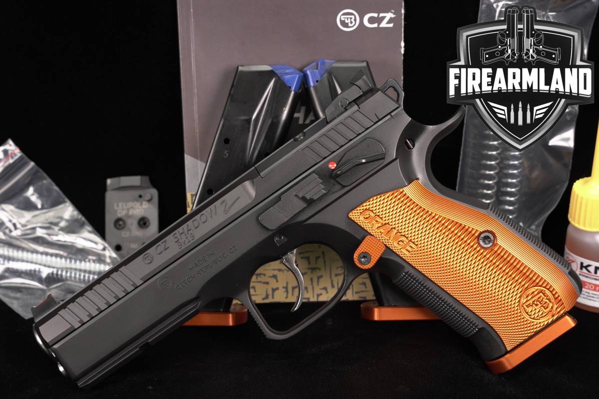 CZ Shadow 2 Orange Optics-Ready 9mm 4.89 Blued Shadow2 +3 MAGS & ORIG CASE