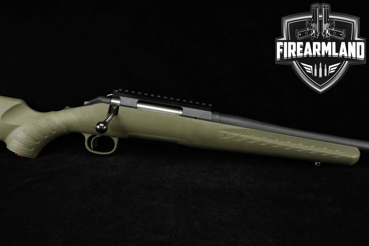 Ruger AMERICAN RIFLE Predator 6.5 Creedmoor 22" Black & Moss Green THREADED