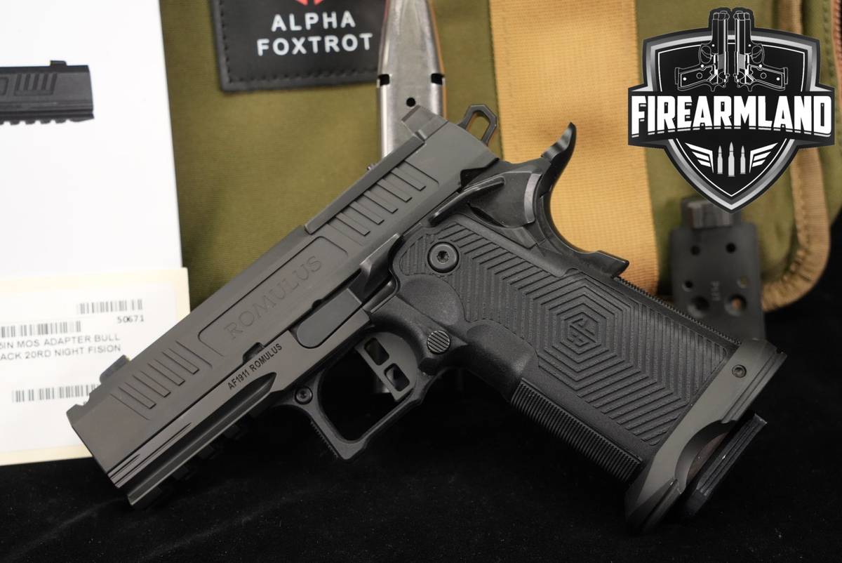 Alpha Foxtrot AF1911 Romulus Optics-Ready PORT 9mm AF-1911 2011 +2 MAGS