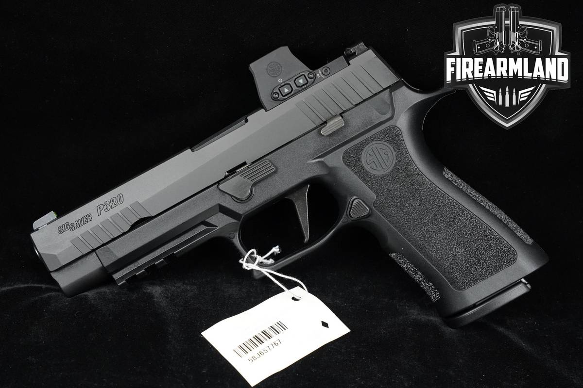 LIKE-NEW Sig Sauer P320 XSeries FULL 9mm 4.7" +3 MAGS, ORIG CASE & ROMEO-X