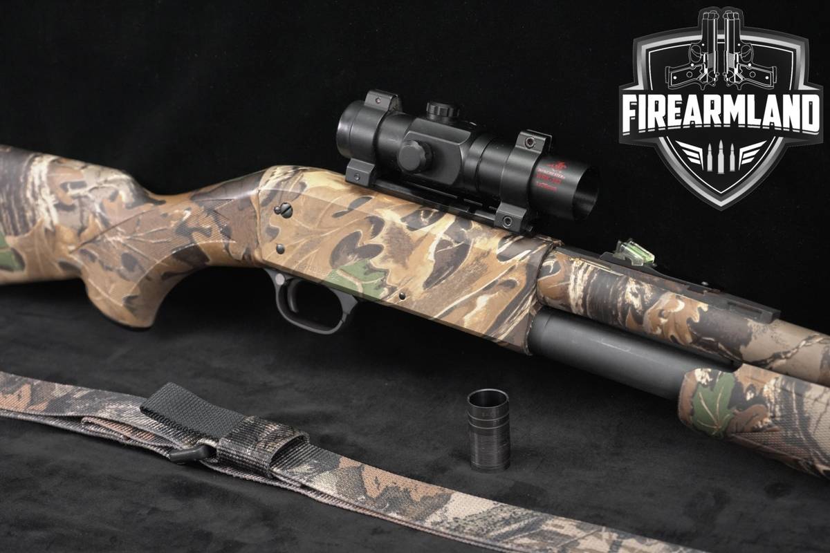 Ithaca Model 37 Deerslayer 12-Gauge 24" Camouflage +WRK-302 RED DOT