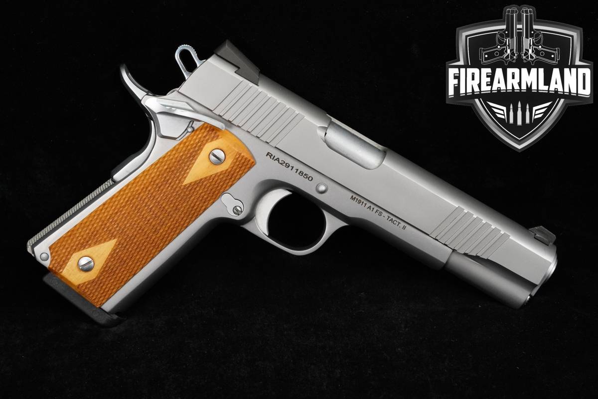 Rock Island Armory RIA M1911 A1 FS Tactical II 9mm 1911 5" Stainless 1911A1