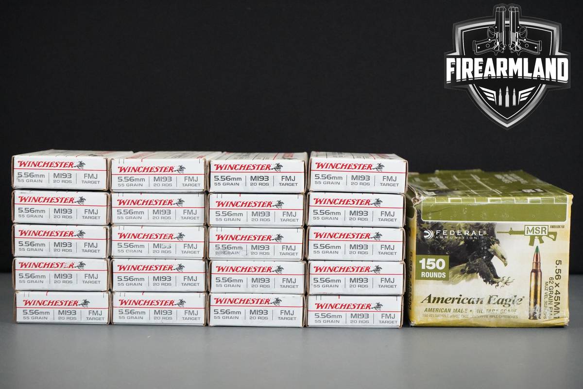 5.56x45 Ammo 5.56x45 Ammunition 550 ROUNDS