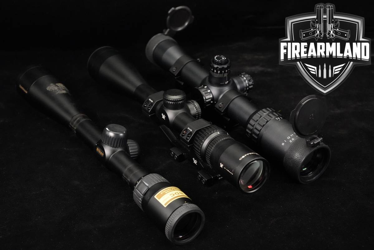 THREE SCOPE LOT 3 Pack Nikon Sightmark Vortex Riflescope Scopes