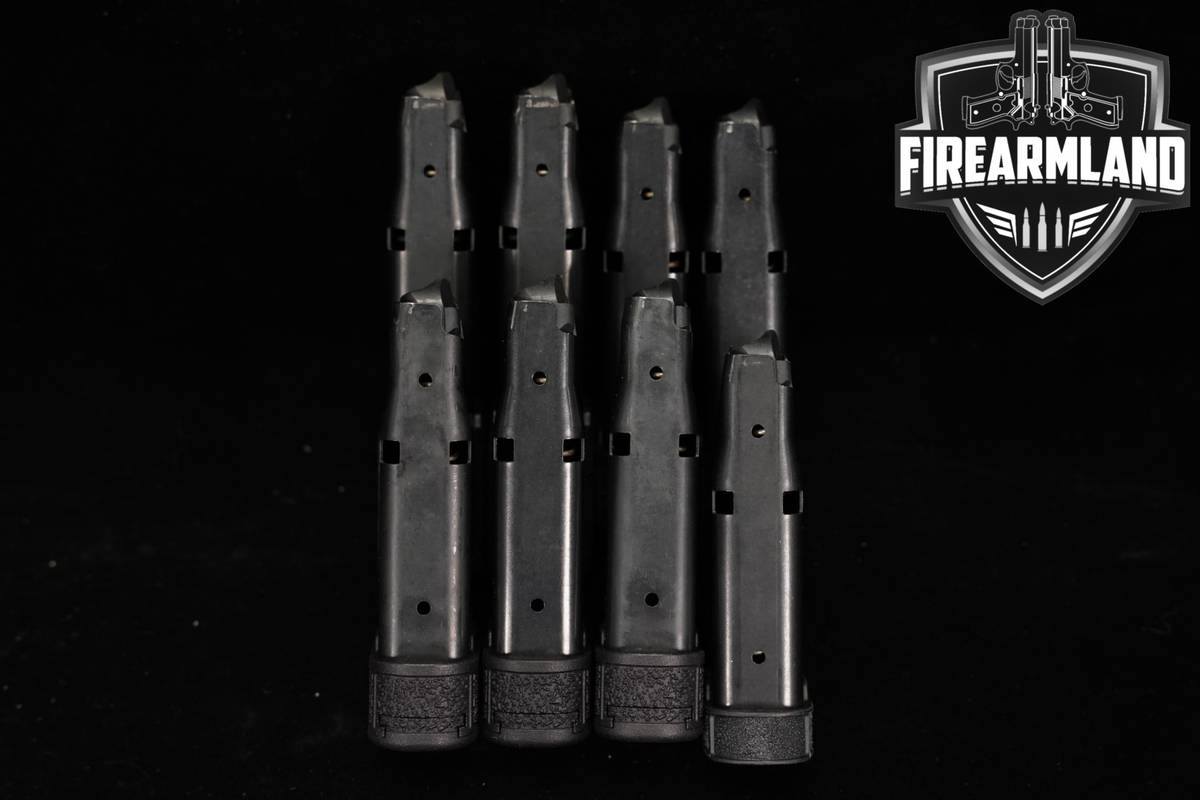 EIGHT (8) Sig Sauer P365 10, 12, & 15 Round Magazines 9mm Luger P-365 Mags