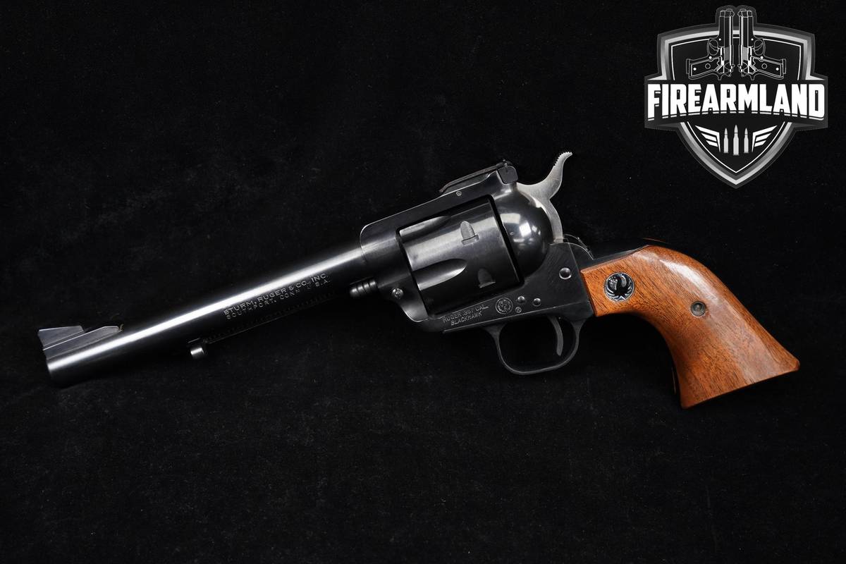 1965 VINTAGE Ruger Blackhawk Old Model 3 Screw 357 Magnum 6.5" Blued SAO