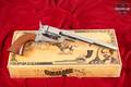 A. Uberti 1851 Richards–Mason Navy Conversion .38 Spl. Bright Nickel in Excellent Condition Image 2