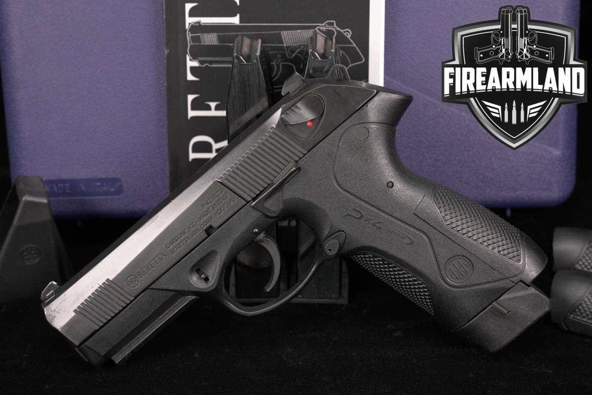 Beretta Px4 Storm Full Size Type F 9mm PX-4 +3 MAGS & ORIG CASE