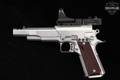 1989 Wilson Combat (WC) Colt MK IV/Series 80 Government Model Super Grade .38 Super Stainless in Good Condition Image 2
