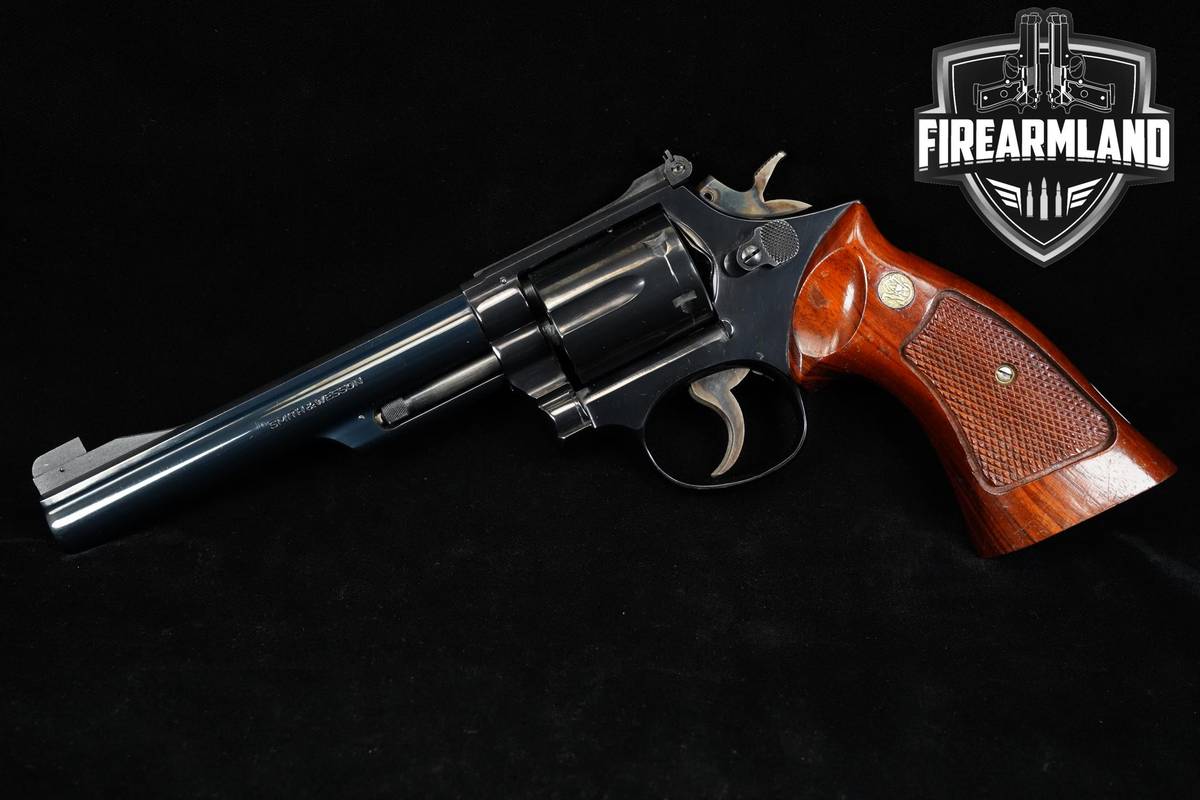 1970's Smith & Wesson S&W Model 19-3 357 Magnum 6" Blued DA/SA Target