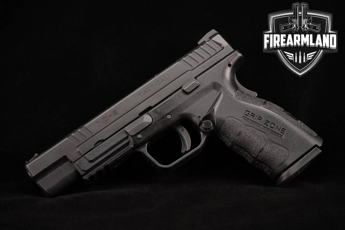 Springfield Armory XD-9 Tactical 9mm 5 XD9 +7 MAGS, ORIG CASE & HOLSTER