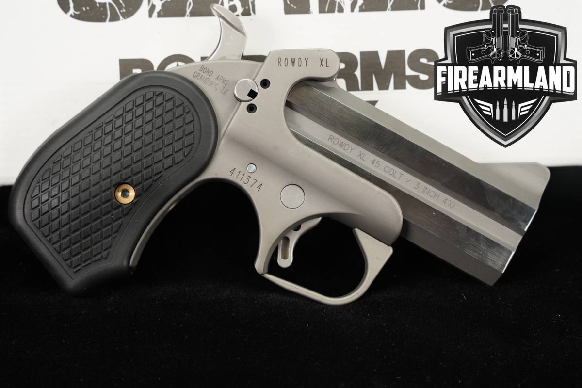 Bond Arms Rowdy XL Rough Series 45 LC/410 3.5" Bead-Blasted Stainless